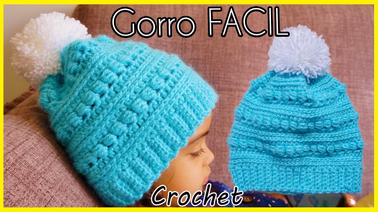 ????Gorro Tejido a Crochet o Ganchillo para todas las Edades | step by step crochet hat