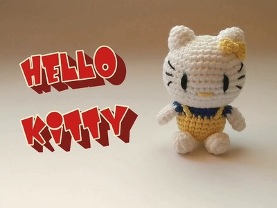 Hello Kitty amigurumi patron(amigurumi crochet tutorial)
