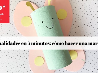 MANUALIDADES EN 5 MINUTOS: cómo hacer una mariposa
