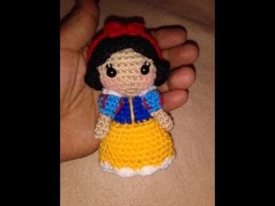 Mini Blancanieves amigurumi crochet colección princesas Disney ????