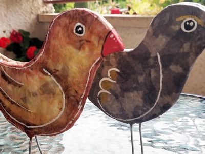 Pájaro decorativo Cartón - Manualidades para todos