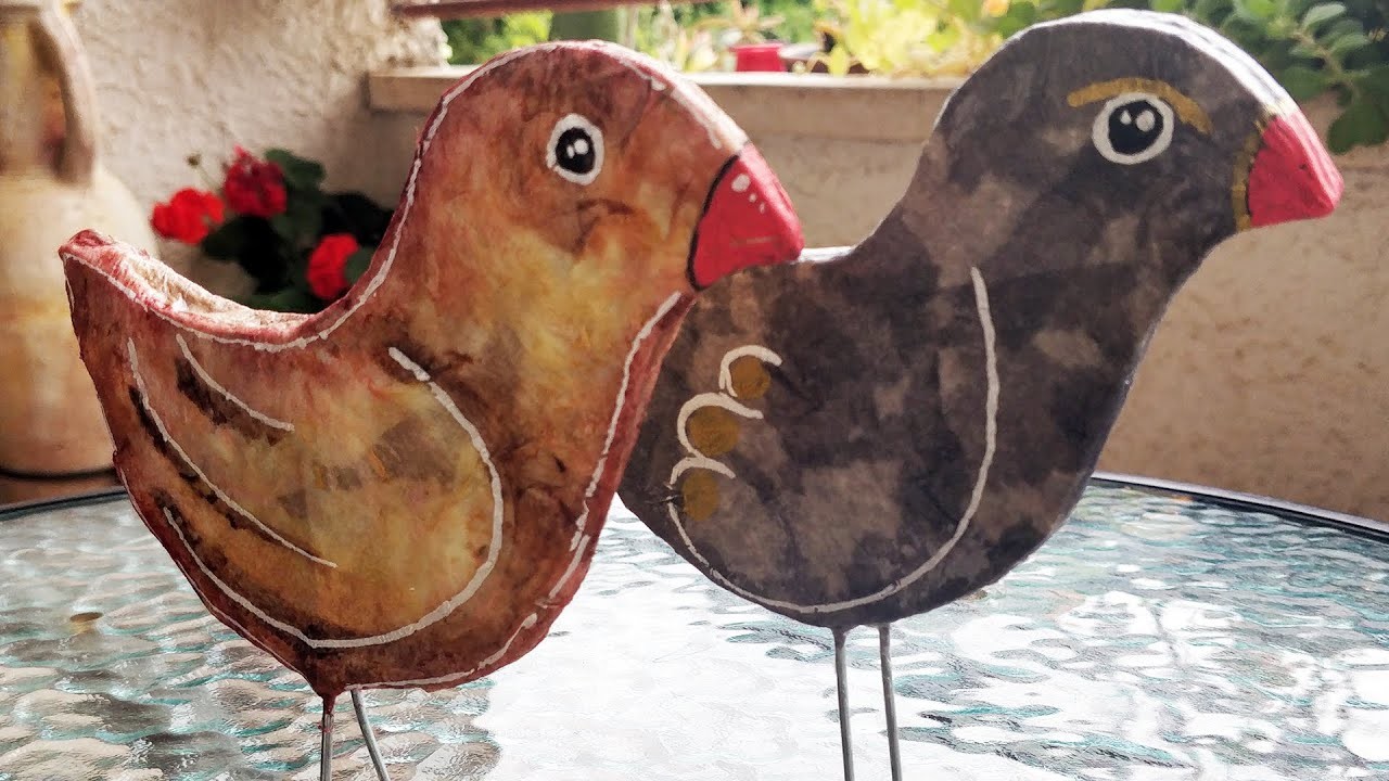 Pájaro decorativo Cartón - Manualidades para todos