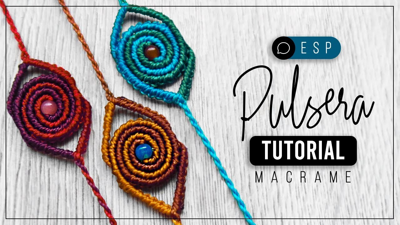 Pulsera Huracán » ????‍???? tutorial (ENG SUBTITLES) | como hacer pulsera de hilo | diy ● Macrame #193
