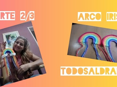 #TodoSaldraBien Arco iris a crochet  (2.3)
