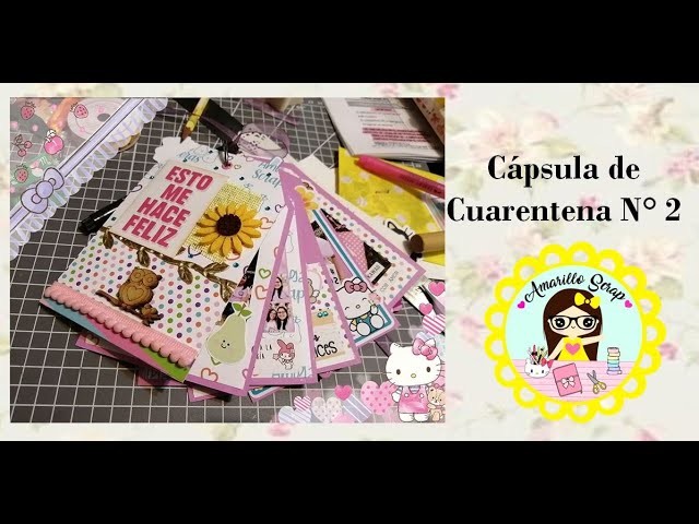 Cápsula  de Cuarentena 2: Hacer un mini #scrapbook