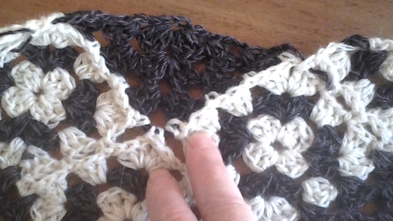 Chal triangular crochet segunda parte