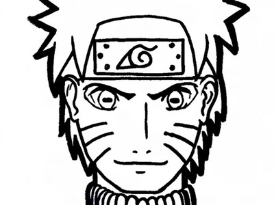 Como dibujar a Naruto shippuden paso a paso | how to draw NARUTO step by step