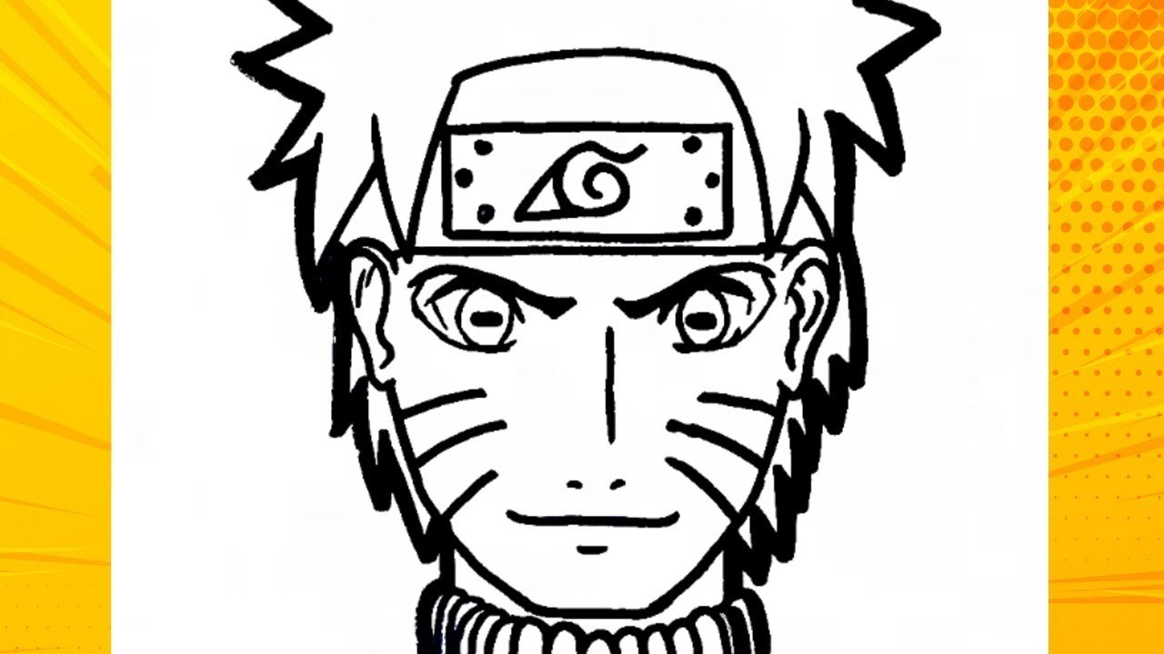 Como dibujar a Naruto shippuden paso a paso | how to draw NARUTO step by step