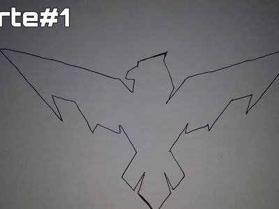 Como dibujar el águila del logo de heroico(FREE FIRE)