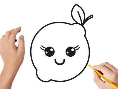 Cómo dibujar un limón | Dibujos sencillos