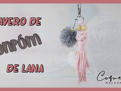 Como hacer un adorno con pompones de lana