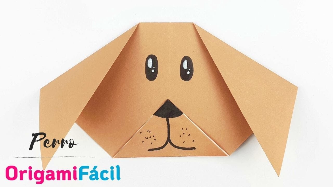???? Cómo hacer un PERRO de papel fácil y rápido de origami
