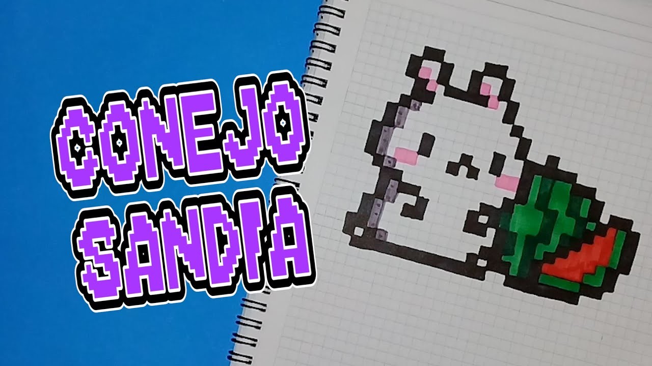 CONEJO KAWAII PIXEL ART - PIXELADOS