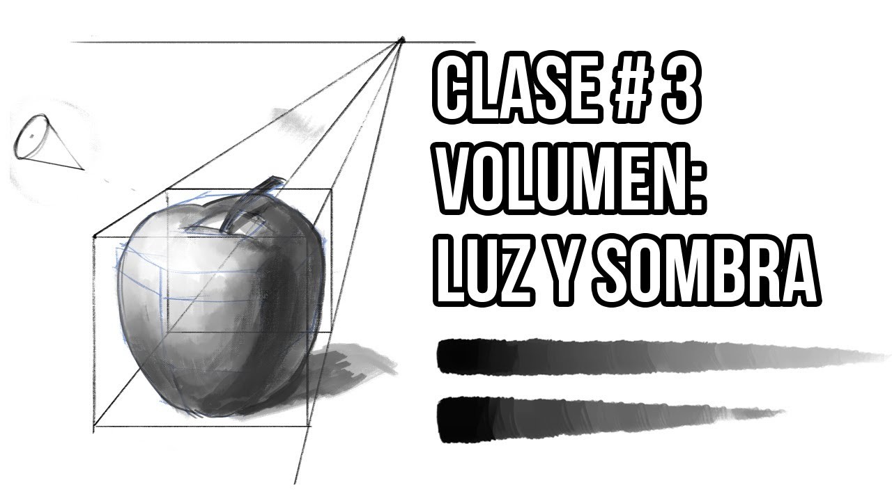Curso básico de dibujo con El Palomo - Clase 3- Volumen: Luz y Sombra