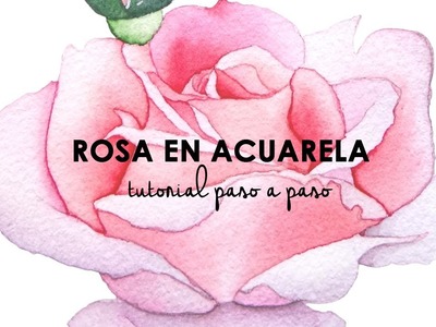 [Tutorial paso a paso] Cómo pintar una flor con Acuarelas - Rosas