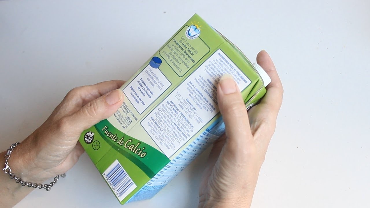 ♻ 3 Ideas fáciles con cajas de leche ???? Cajas de cartón recicladas ????Manualidades fáciles Arte en casa