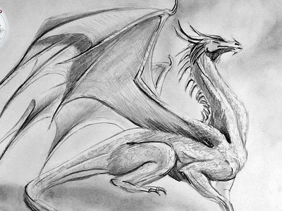 Como Dibujar un Dragon a Lapiz Paso a Paso