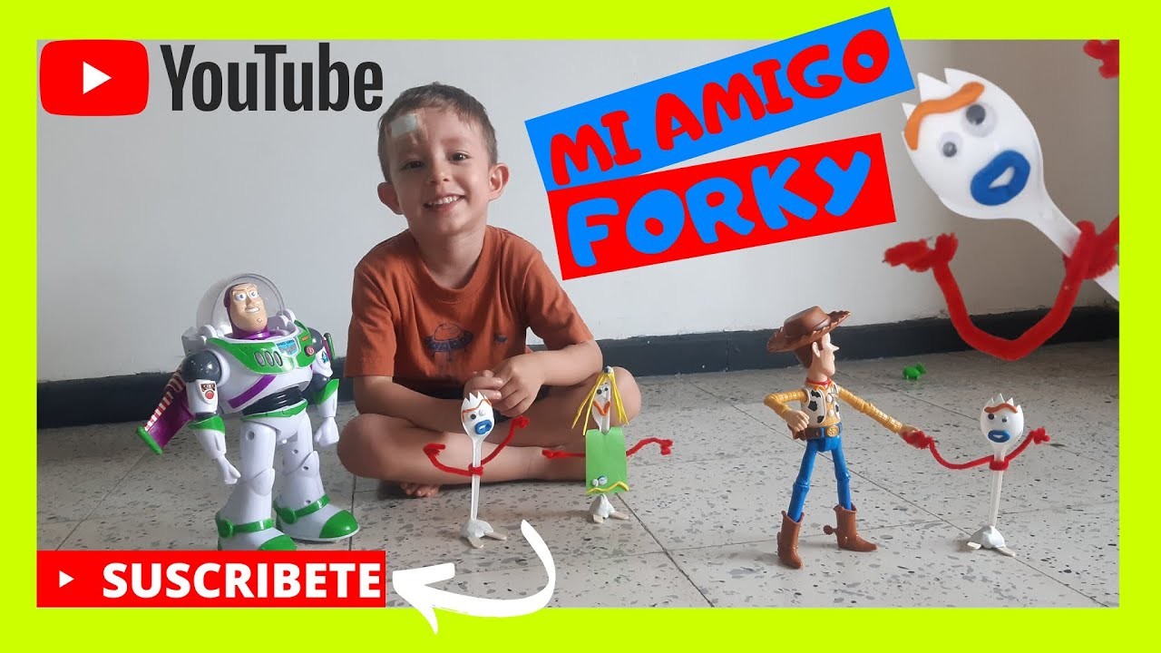 COMO HACER A FORKY-MANUALIDADES-TOY STORY 4