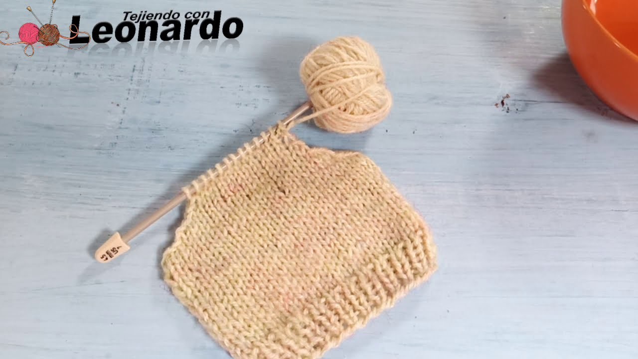 Cómo Hacer curva de sisa para chalecos y suéter knitting Patterns.Tejiendoconleonardo