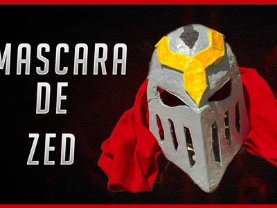Como hacer la mascara de Zed League of legends DIY - Manualidades para mancos