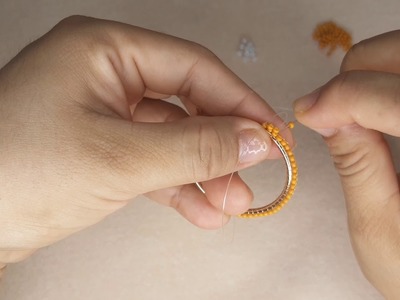 COMO REALIZAR ARETES TEJIDOS  - MODELO MANDALA