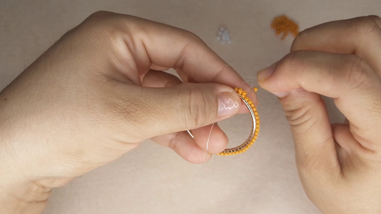 COMO REALIZAR ARETES TEJIDOS - MODELO MANDALA