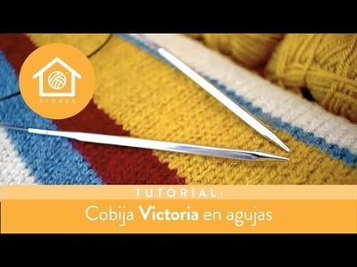#CrochetEnCasa Cobija Victoria en agujas - NIVEL PRINCIPIANTE.INTERMEDIO
