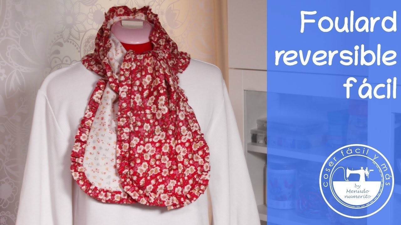 Foulard o pañuelo de cuello reversible