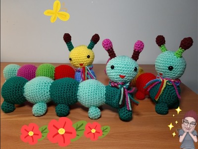 Oruga a Crochet  Crochet Catterpillar  ACCR