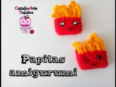 Papitas Amigurumi Llavero!!  | Sin Relleno!! |  CatalinArte Tejidos