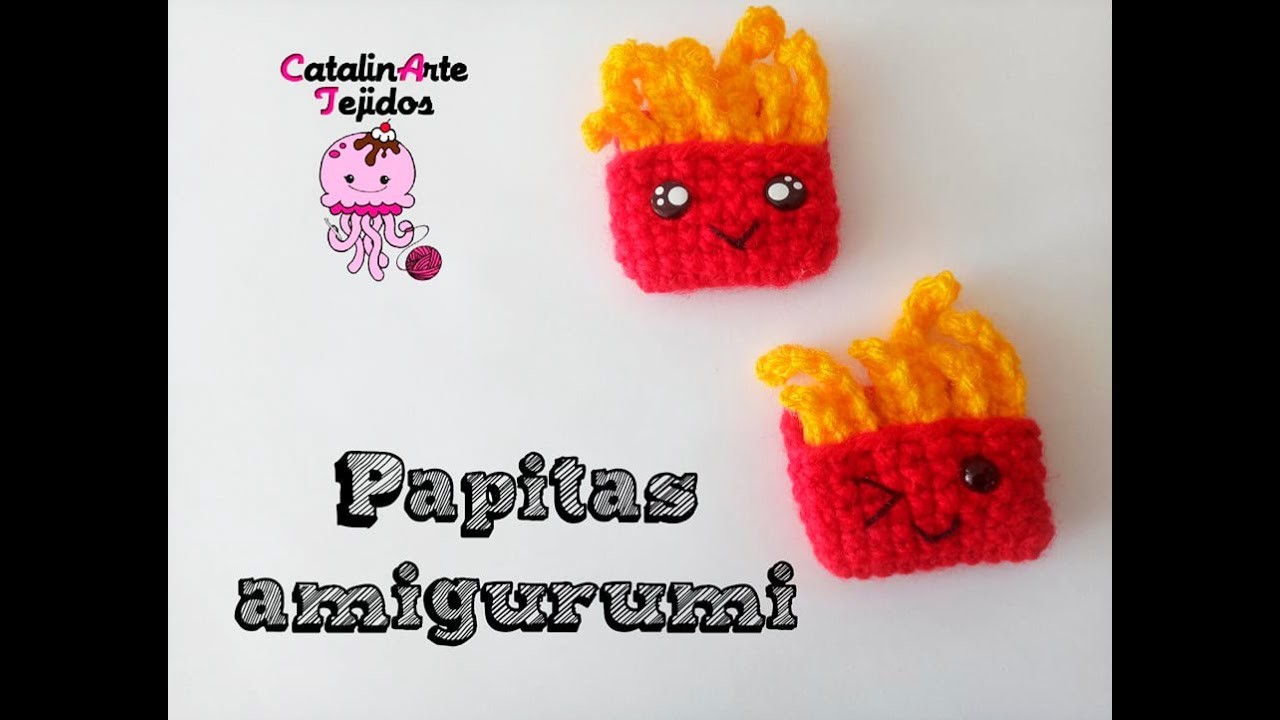 Papitas Amigurumi Llavero!!  | Sin Relleno!! |  CatalinArte Tejidos