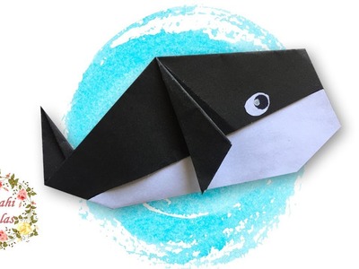 Ballena de papel | Origami (Fácil)