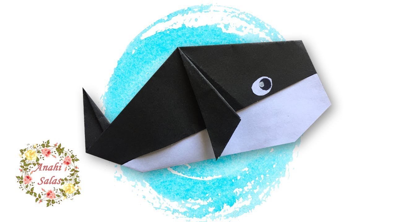 Ballena de papel | Origami (Fácil)