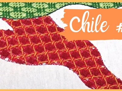 [BORDADO FANTASÍA] | CHILE #3 - Puntada para frutas, verduras, canastas, etc. | Un Mundo Maravillisa