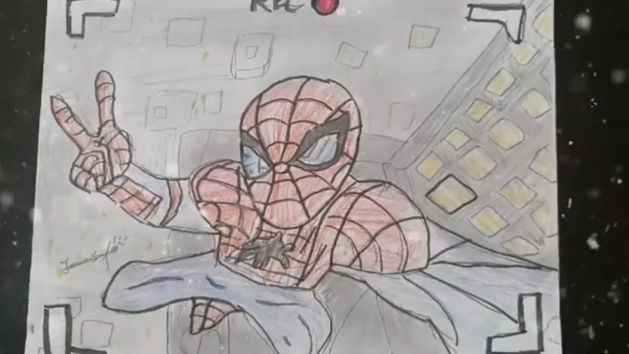 Como dibujar a Spiderman paso a paso