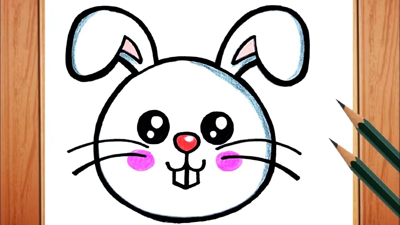 CÓMO DIBUJAR EL CONEJO DE PASCUA KAWAII