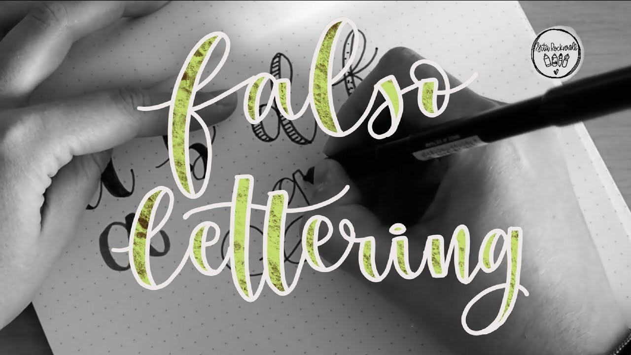 Cómo hacer "Falso Lettering"