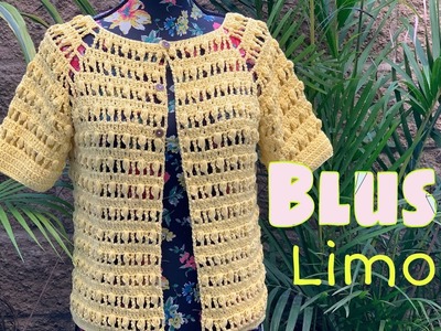 Como tejer una Blusa para Mujer -a crochet- (Blusa Limón)