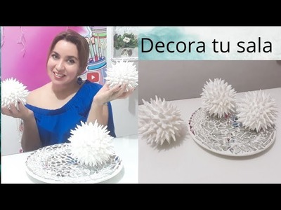 DIY ESFERAS DECORATIVAS en porcelana fría.como hacer esferas