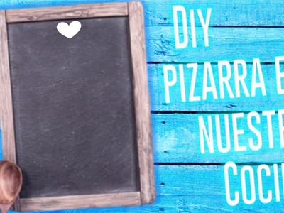 ???? DIY Pizarra en nuestra cocina Anti-ABURRIMIENTO | #Manualidades #cuarentena