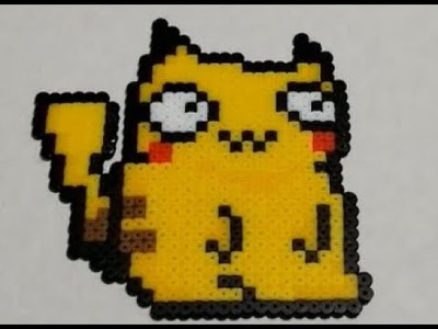 Haciendo un Pikachu - Perler Beads. Puzzle Ando
