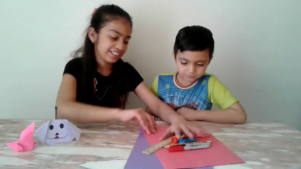 Manualidades con papel construcción