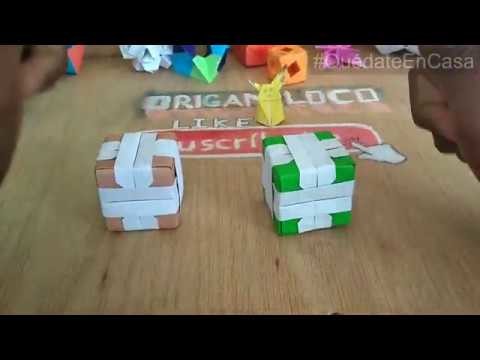 Origami Facil.Cubo 3d 6 piezas