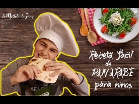 Receta fácil de pan árabe para niños #YoMeQuedoEnCasa