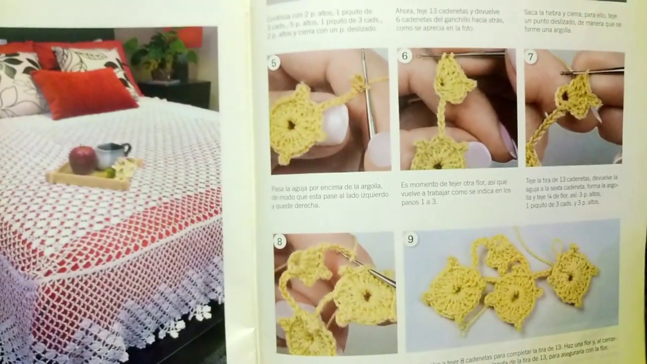 Colcha a crochet (patrón o grafico)