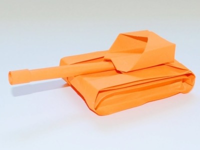Como hacer un Tanque  de Papel - Origami