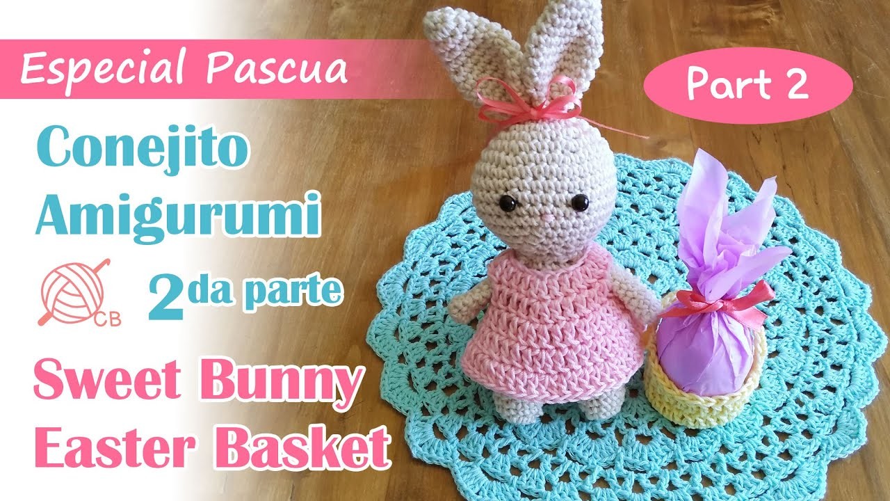 [ENG Sub] Easy Sweet Easter Bunny Part 2 - Especial de Pascua! - Fácil Amigurumi Conejo de Pascua
