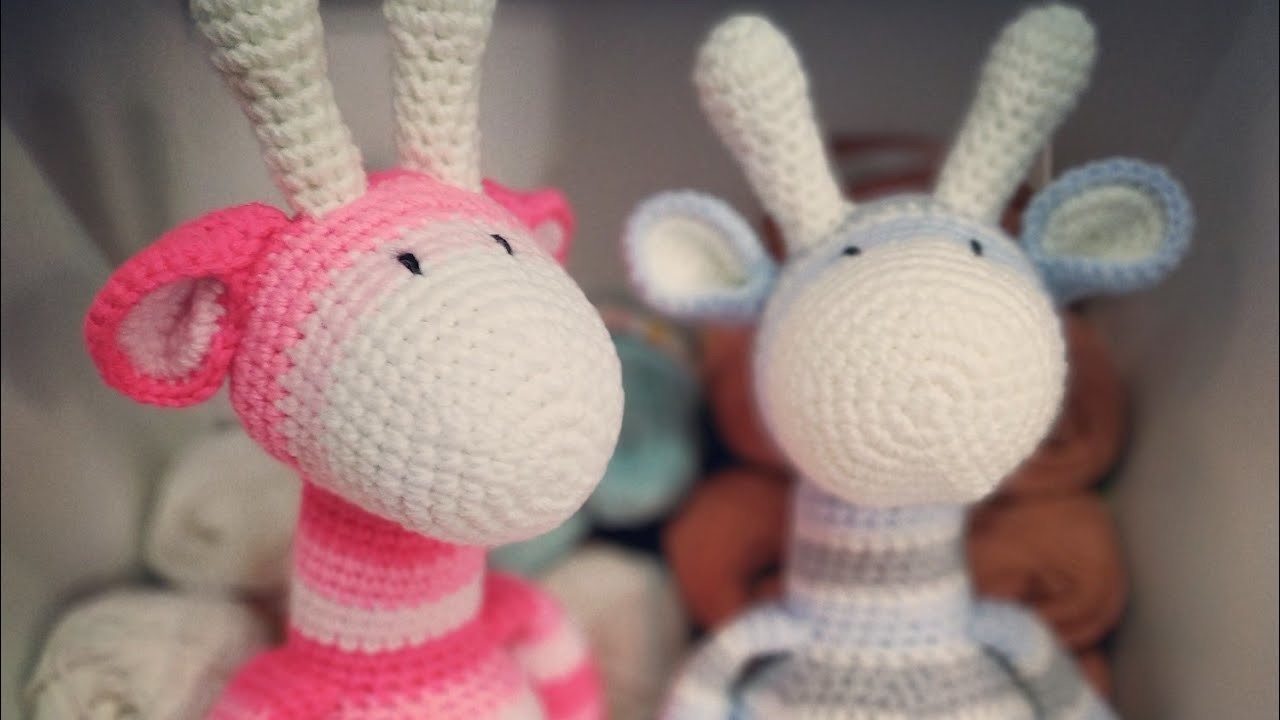 Jirafa Amigurumis. Parte 1. Cabeza