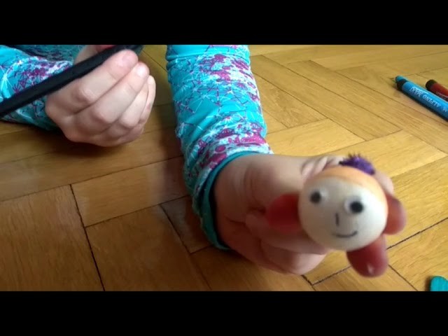 Manualidades fáciles: Esquiador.