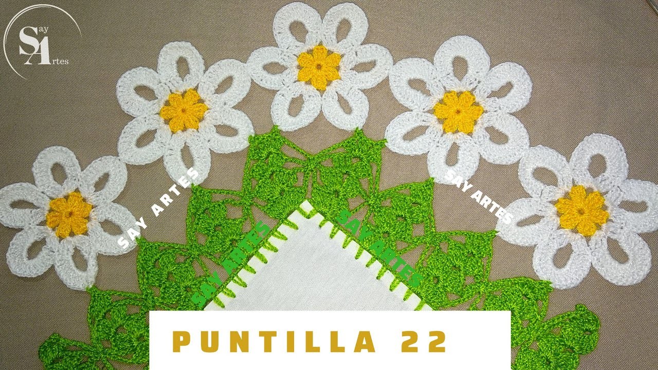 Puntilla 22 - Margaritas???? | Say Artes